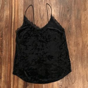 UO Crushed Velvet Top